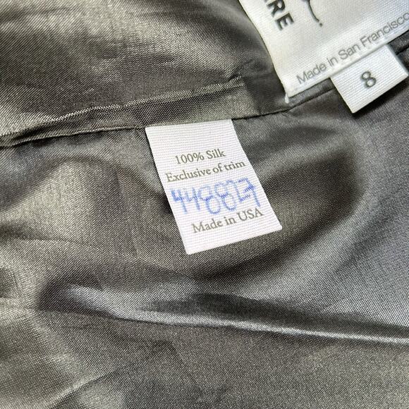 Alejandra de Coss for Inspirare Miss marble peplum sheath cocktail party dress 8 - Picture 10 of 13